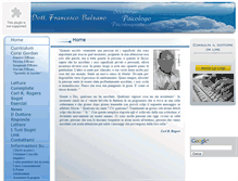 Tablet Screenshot of francescobalzano.it